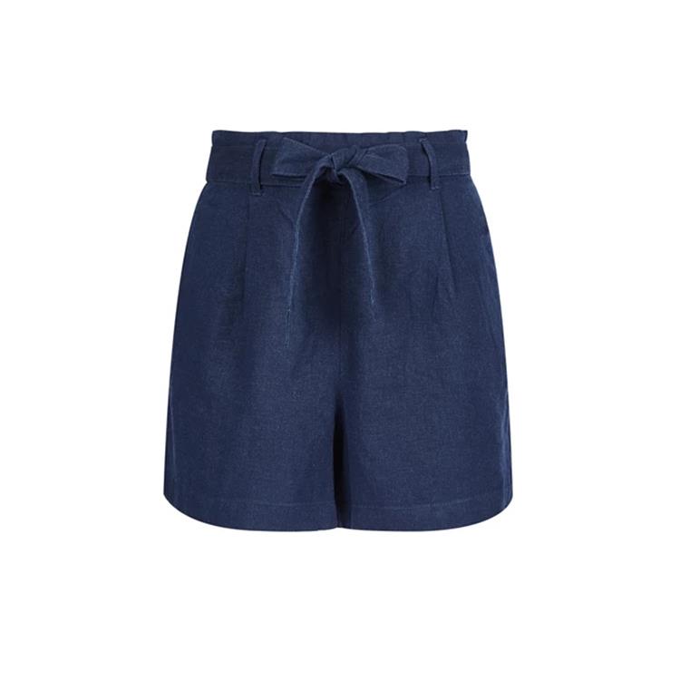 wide leg linen shorts women (6)